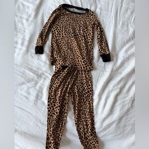 Little Sleepies Cheetah Print Kids Pajama Set